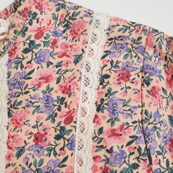 Louise Misha Girl's Roulotta Dress Blush Floral World Size 5Y Long Sleev… - Picture 7 of 13